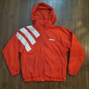 SOLD! VINTAGE 90s Adidas Windbreaker Mens Large